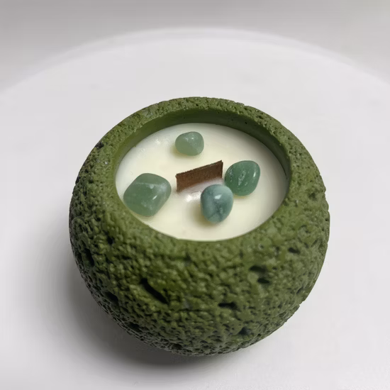 Customized Classic Lights Mold Kerzen Glass No Scent Scented Fragrance Spiritual Healing Gift Energy Crystal Yoga Prayer 7 Chakra Candle