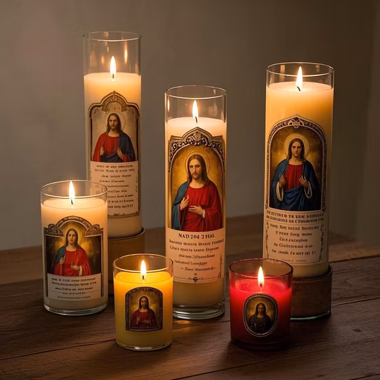 Chakra & Luck Premium Seven Chakras Layered Candle 7 Chakras From Crown to Root