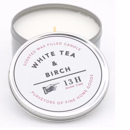 1.8 Oz Tin Candle with Lip for Home Decor